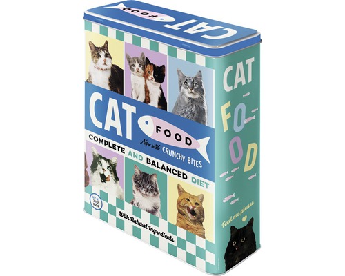 Nostalgic-Art Storage jar XL Cat Food 4 l 8x19x26 cm