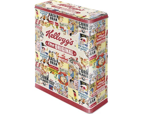 Nostalgic-Art XL storage container Kelloggs Original Collage 4 l 8x19x26 cm