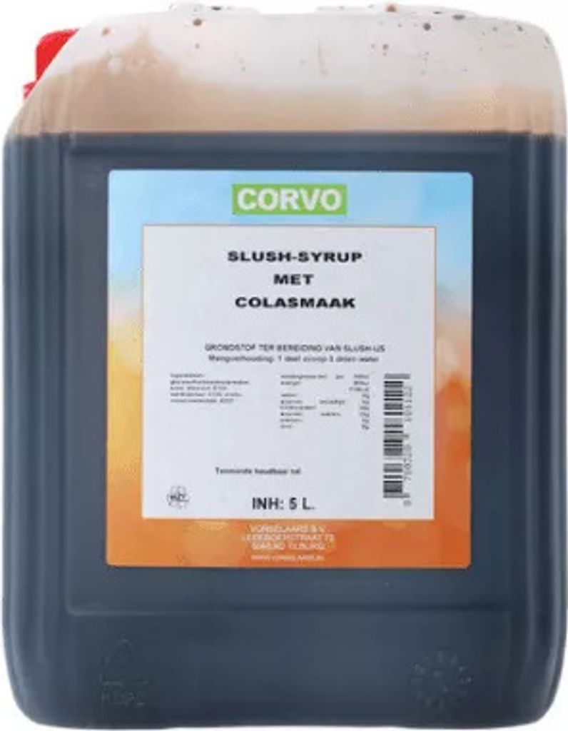Vorselaars - Slush Siroop - Cola - 5 liters 5000 ml