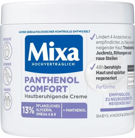 Mixa Pflegecreme Panthenol Comfort, 400 ml