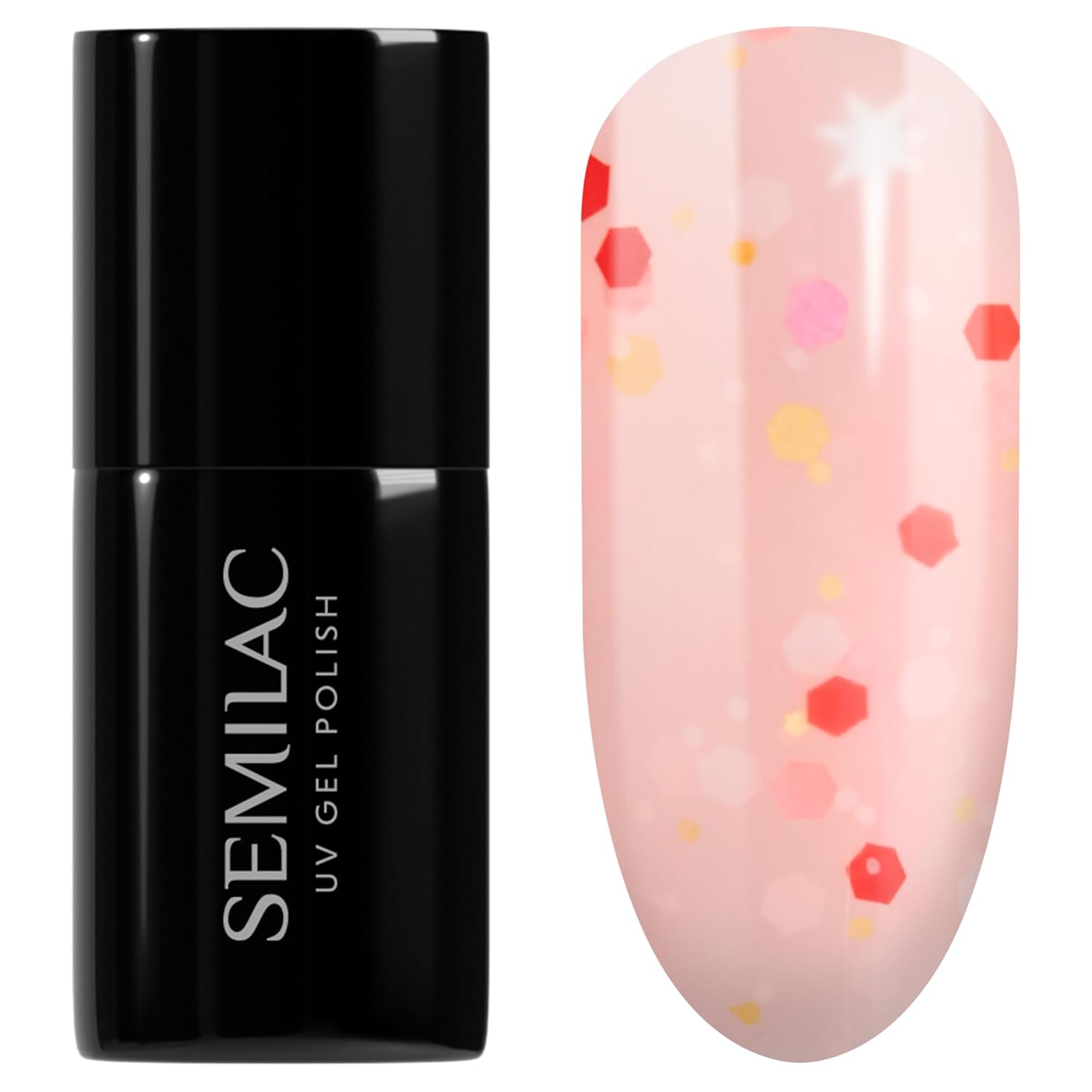 Semilac UV Nail Polish 932 Confetti Dance 7 ml