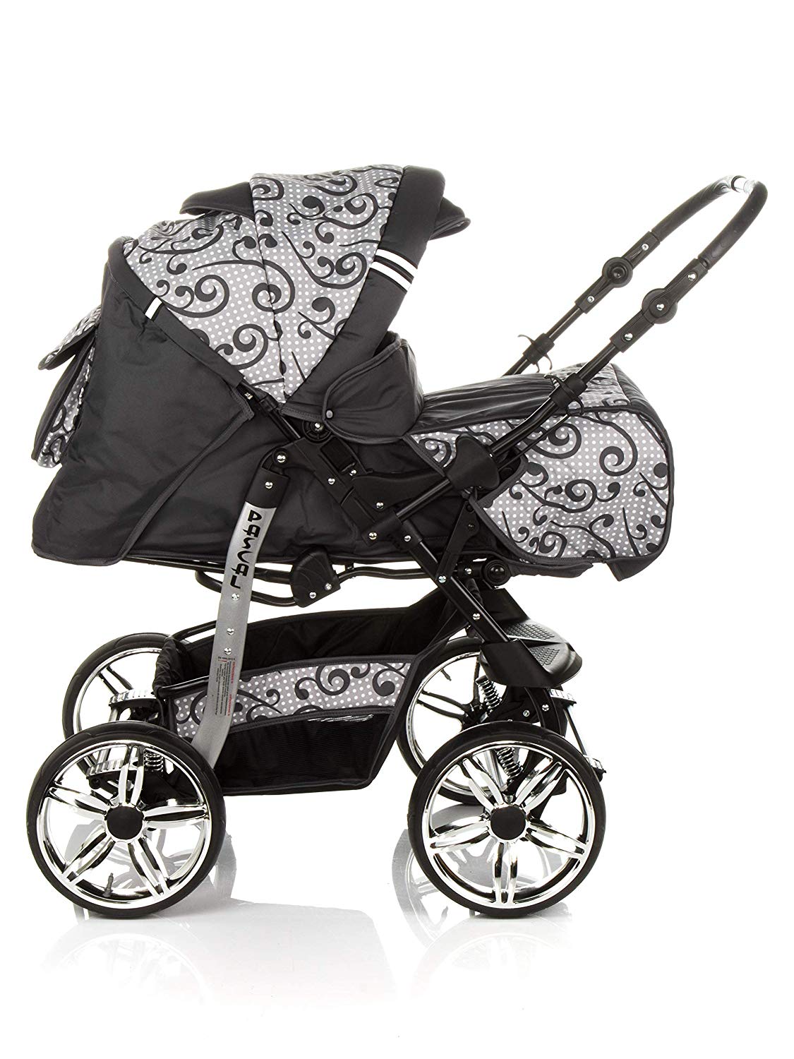 Karex \'Pascal 3 in 1 Combi Pushchair Travel System Pushchair + Baby Car Seat 0 – 10 kg 14