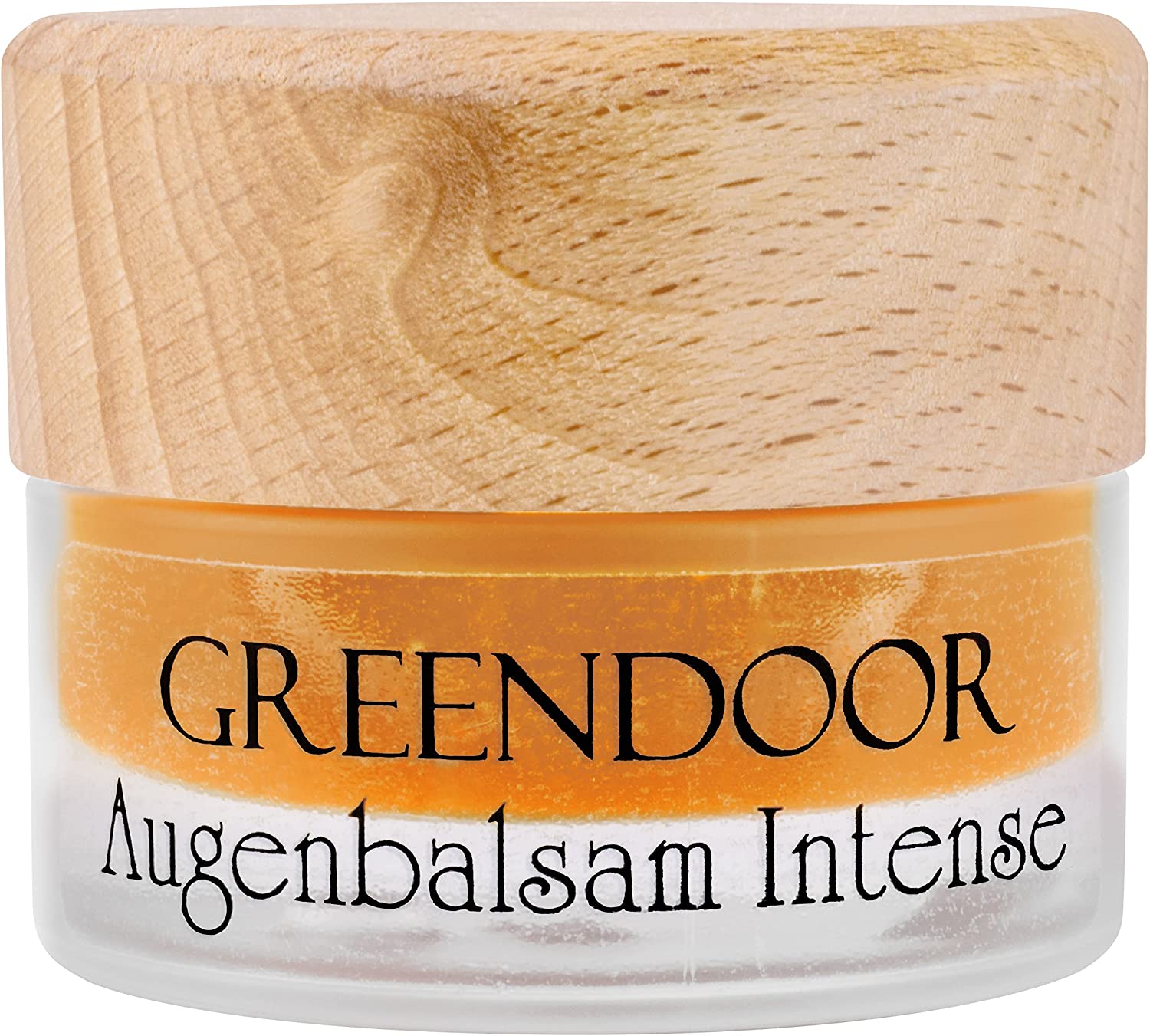 GREENDOOR Intense Eye Balm 15 ml, Smooths Wrinkles Naturally, Natural Cosmetics Eye Cream Against Wrinkles and Dark Circles, Organic Rose Hip and Organic Argan Oil, Natural Anti-Ageing Eye Balm, Eye Festive
