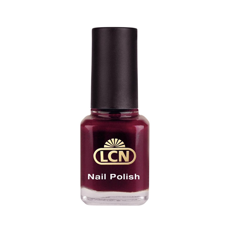 LCN Nail Polish Black Cherry 17 Cream Finish 8 ml, red ‎burgundy