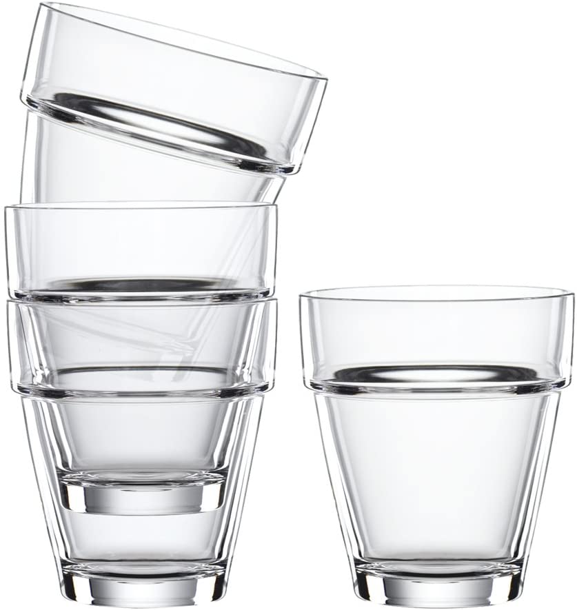 Spiegelau & Nachtmann, 4 Piece (M) Tumbler Set, Crystal Glass, 200 ml, Bistro, 2670149