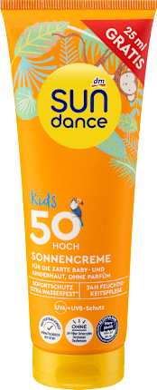 SUNDANCE Sunscreen Kids, SPF 50 Overfill, 125 ml
