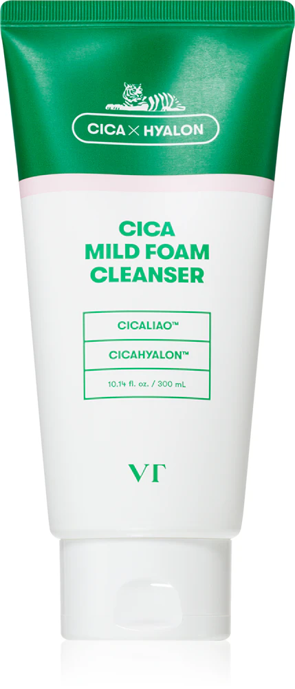 VT Cosmetic Cica Mild Foam Cleanser gentle cleansing foam with soothing effect