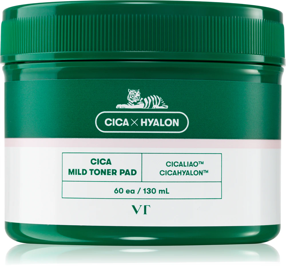 VT Cosmetic Cica Mild Toner Pad Peeling pads for the face with soothing effect