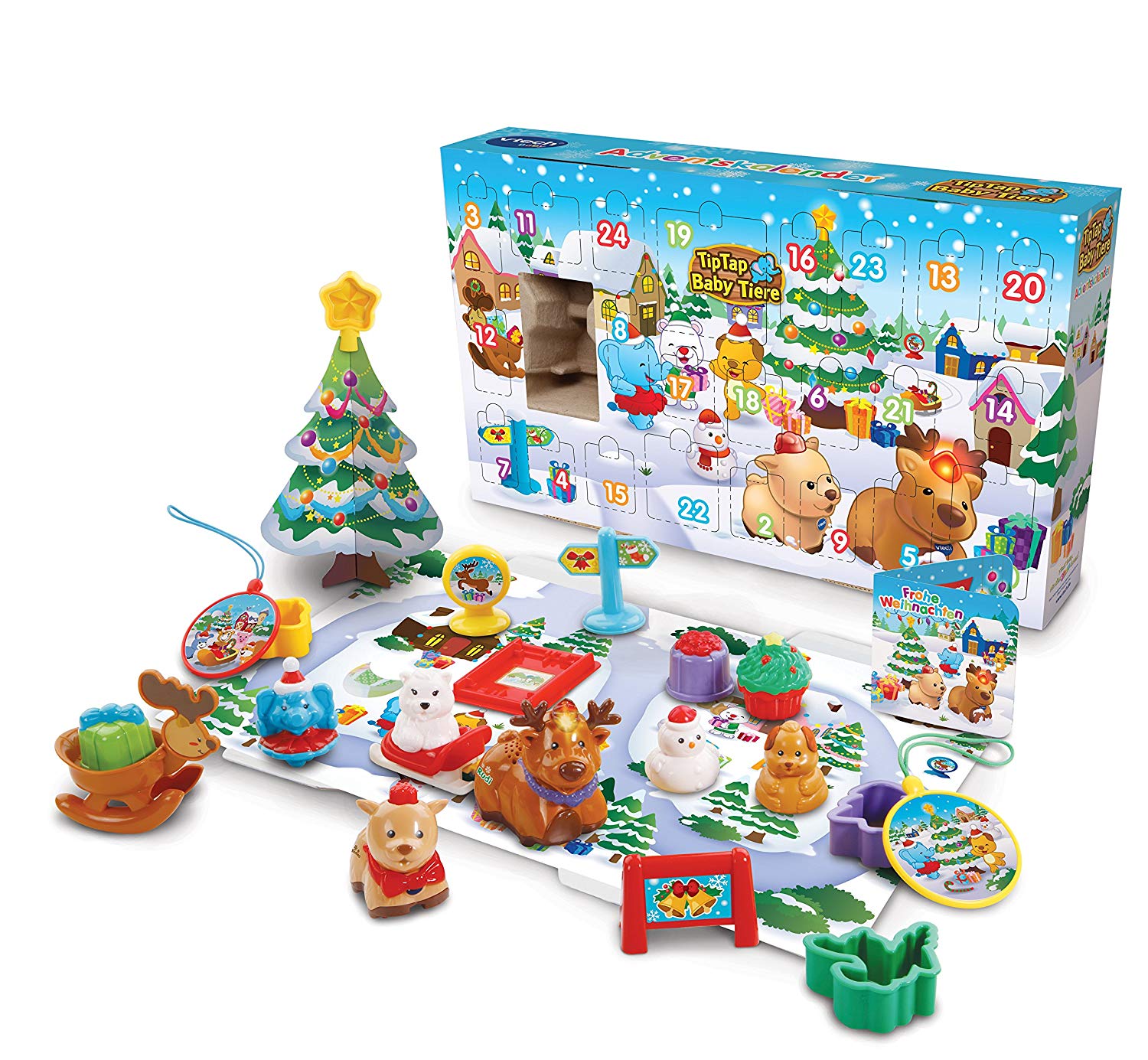 Vtech Baby Tip Tap Baby Animals Advent Calendar Multi Colour