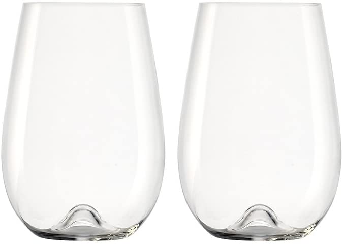 Stalzle Vulcano Wine Glass Wine Glass, Set of 2 Mugs with Aroma Cone 707 ML of Glasxpert