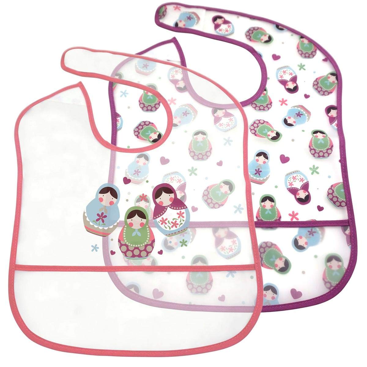 Olmitos Baby Bib Vinyl Matryoshka Peva