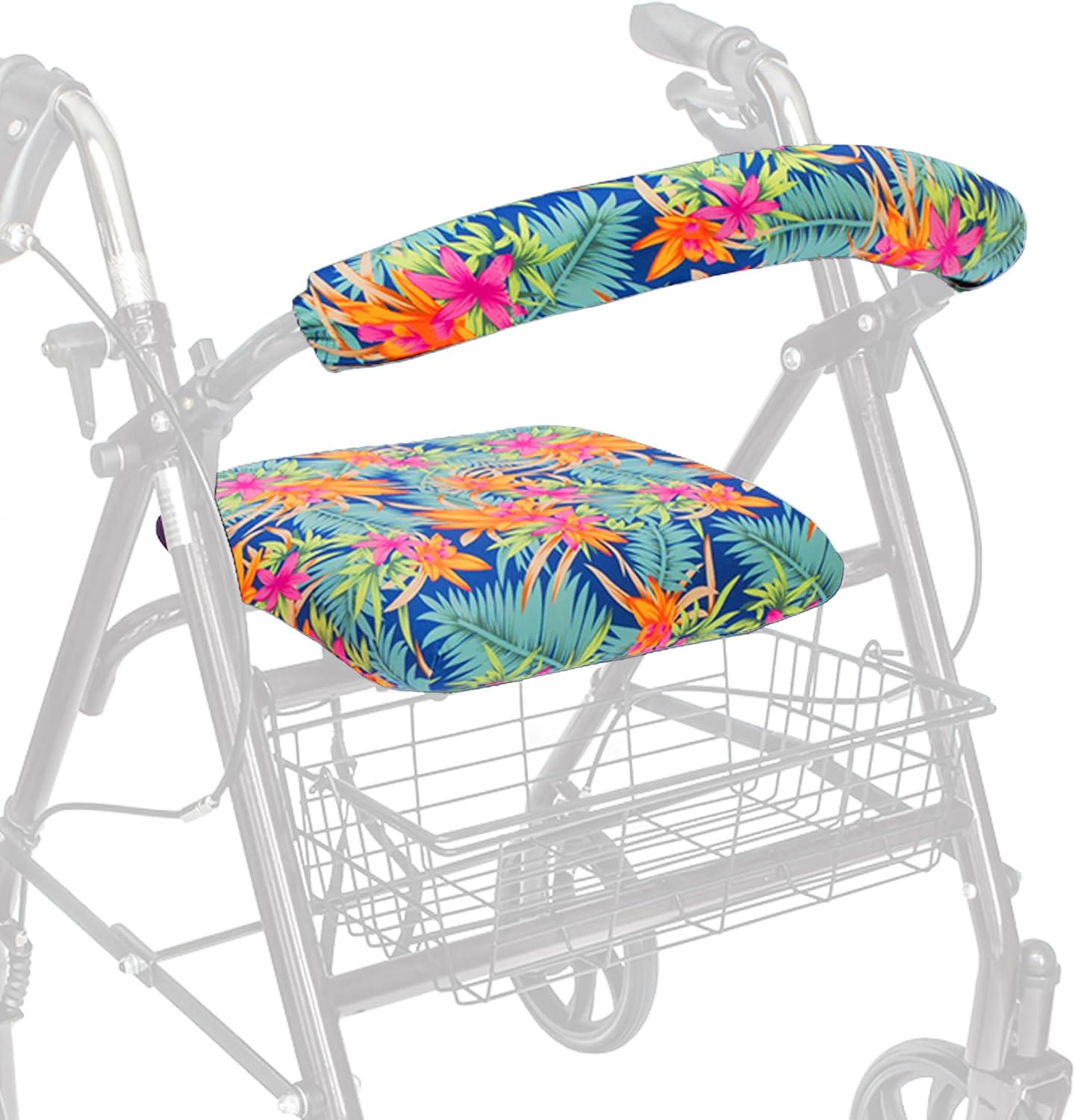 Top Glides Universal Rollator Seat and Backrest Cover