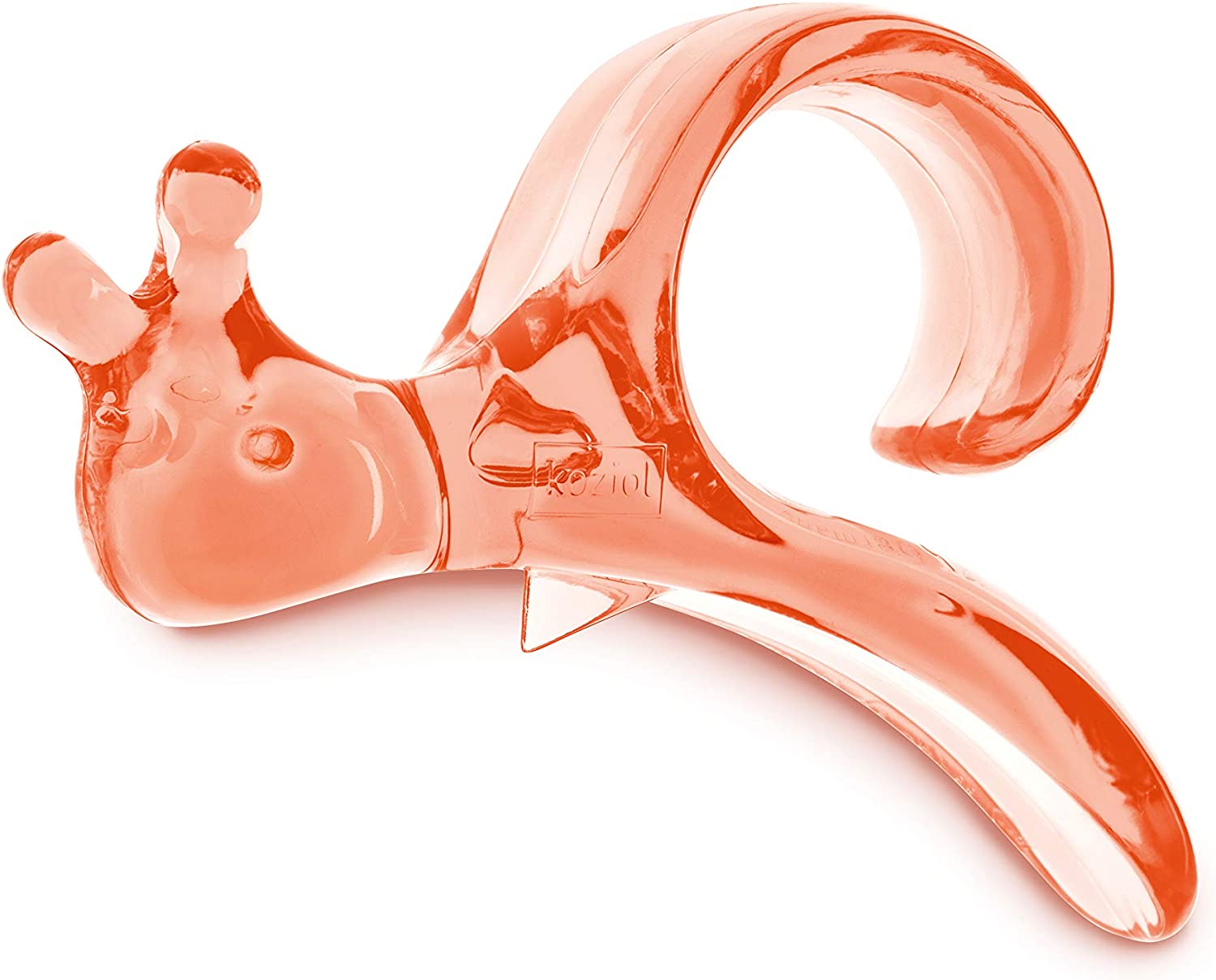 Koziol Emma 3727654 Orange Peeler Plastic Rose Quartz 8 x 1.7 x 4.5 cm