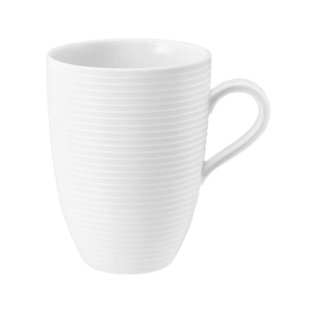 Seltmann Weiden Seltmann Beat Mug with Handle, White, 0.35 L, Set of 6