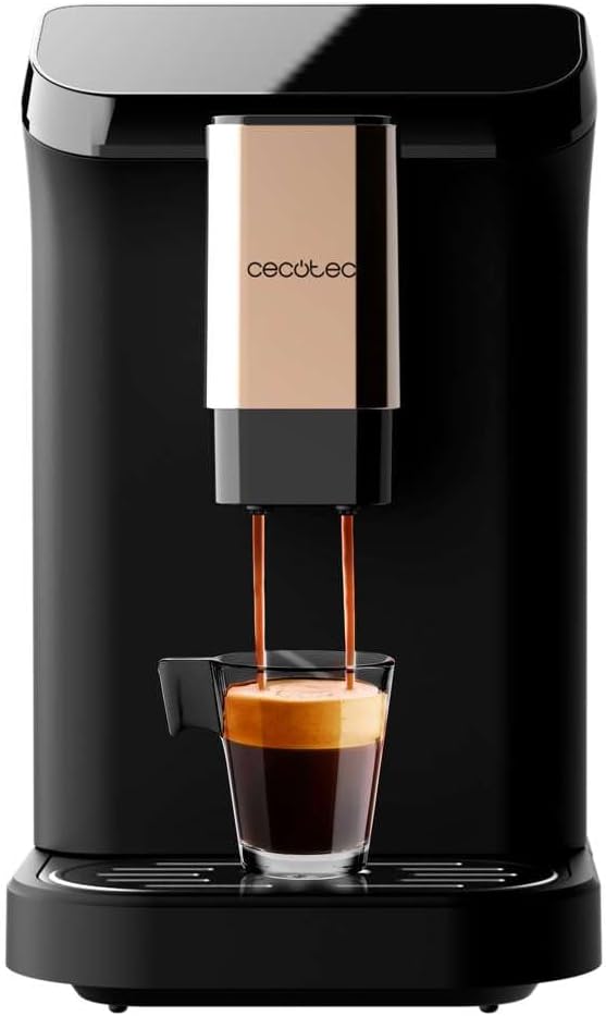 Cecotec Superautomatic Coffee Machine Cremmaet Macchia Black Rose. 1350 W, thermoblock, 19 bar pump pressure, plug & play system, coffee storage container with integrated grinder, automatic cleaning