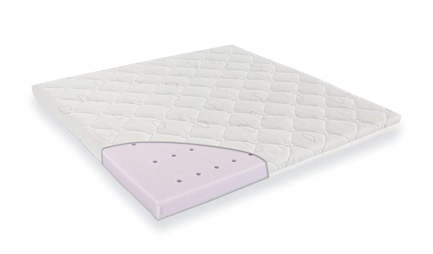 Traeumeland Träumeland Play & Dream Playpen Mattress for Lucy Playpen Small Mattress Size 76 x 98 cm