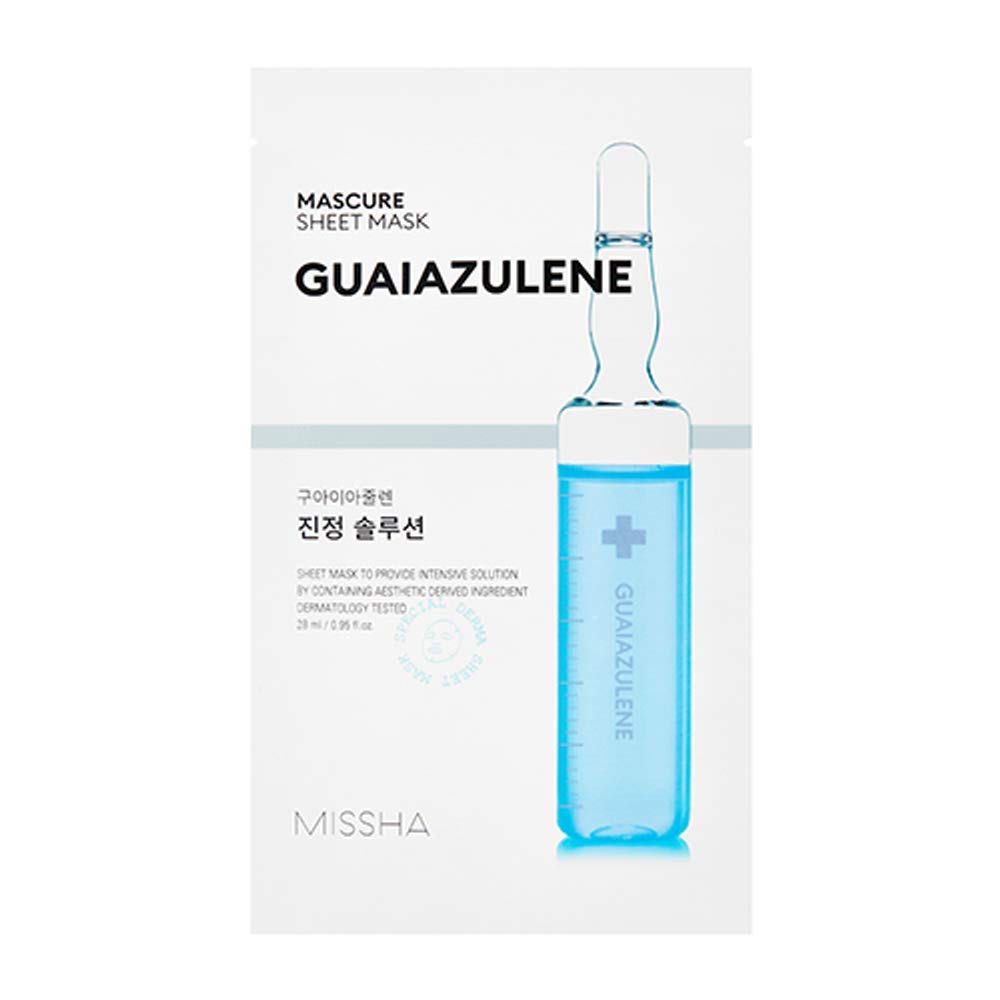 Missha Mascure Guaiazulene Sheet Mask~1 Piece