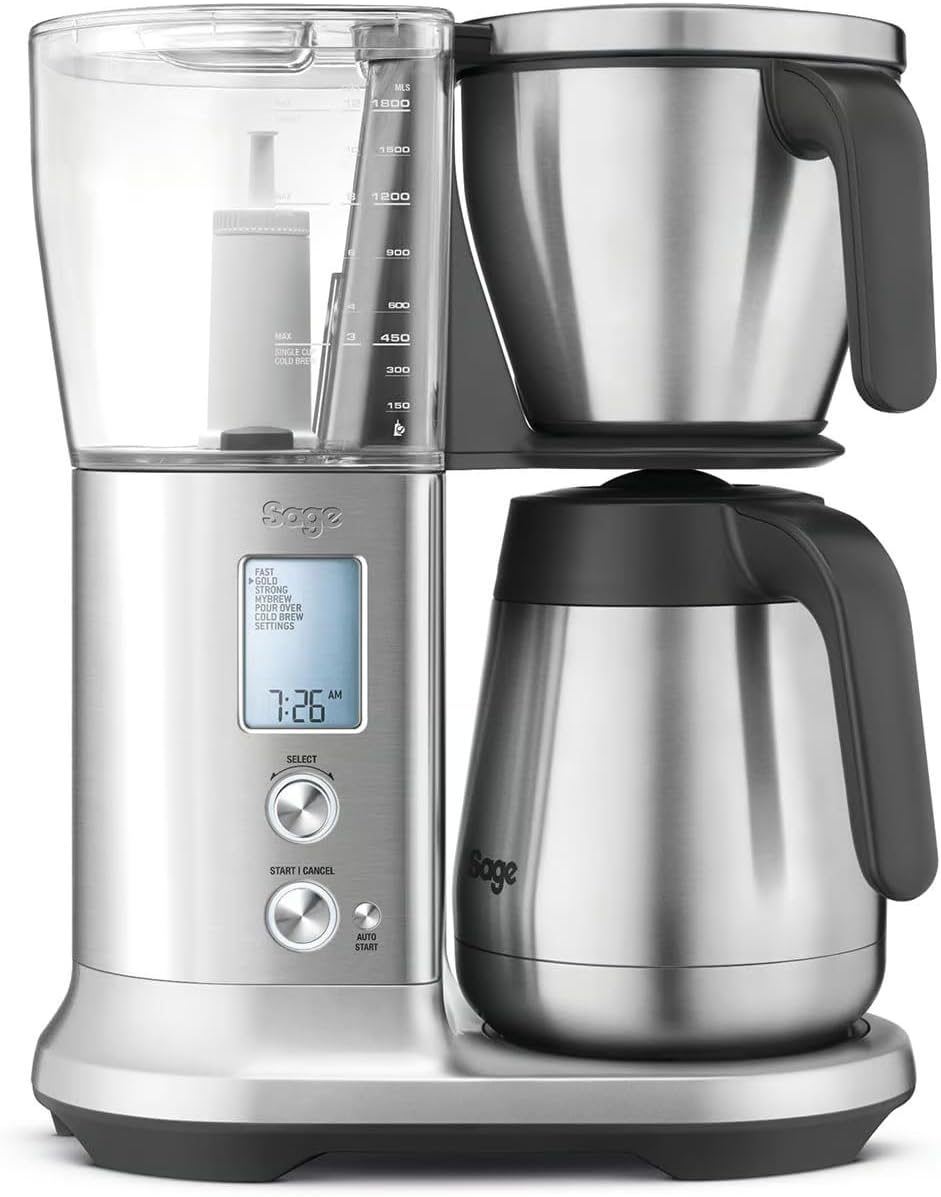 Sage Appliances SDC400 Precision Brewer Glass Coffee Machine