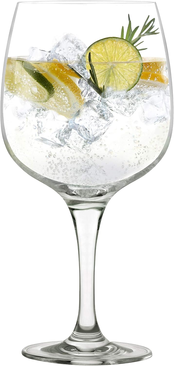 Stölzle Lausitz Spanish Gin & Tonic Cocktail Glasses - 755ml (26.5oz) Pack of 6 Balloon Glasses. Lead Free Crystal