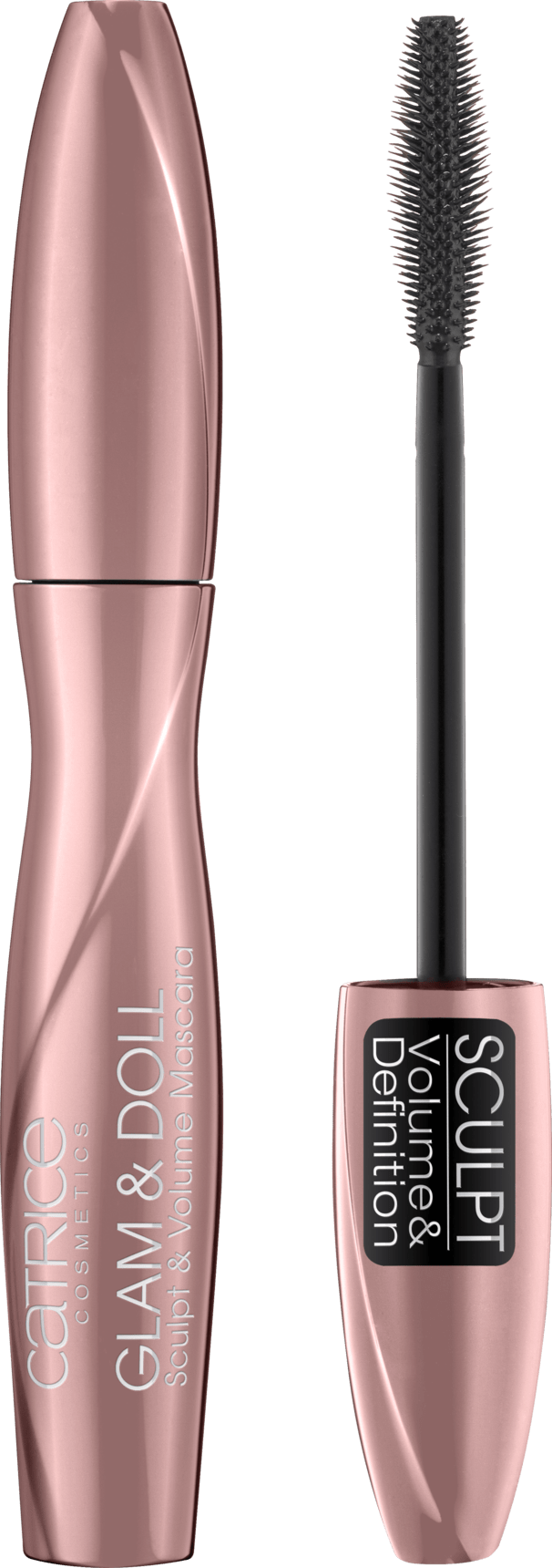 CATRICE Wimperntusche Glam & Doll Sculpt & Volume Mascara Black 010, 9,5 Ml
