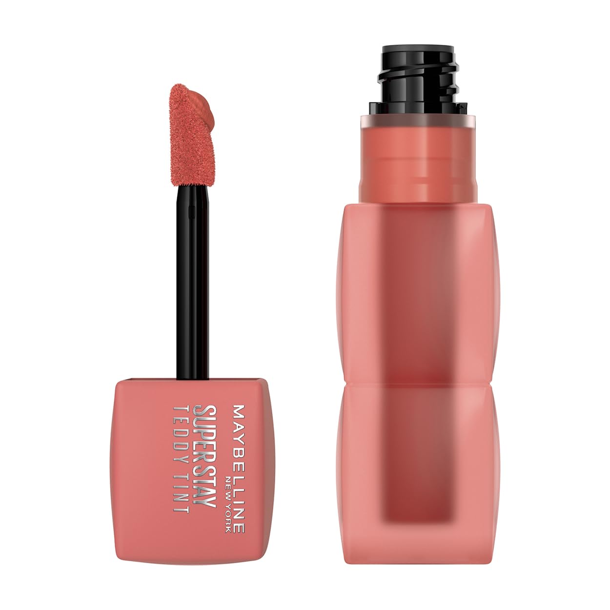 Maybelline New York Superstay Teddy (Tint) Lipstick for Delicate, Soft Matte Lips, Extra Long Lasting Color, Soft Drawn Finish, Comfortable Without Staining, Color: 15 Skinnydip, Superstay