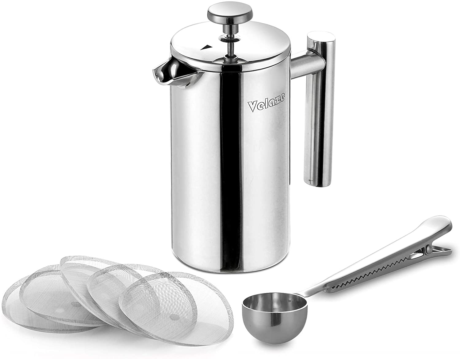 Velaze Stainless-Steel Coffee Pot, 350ml