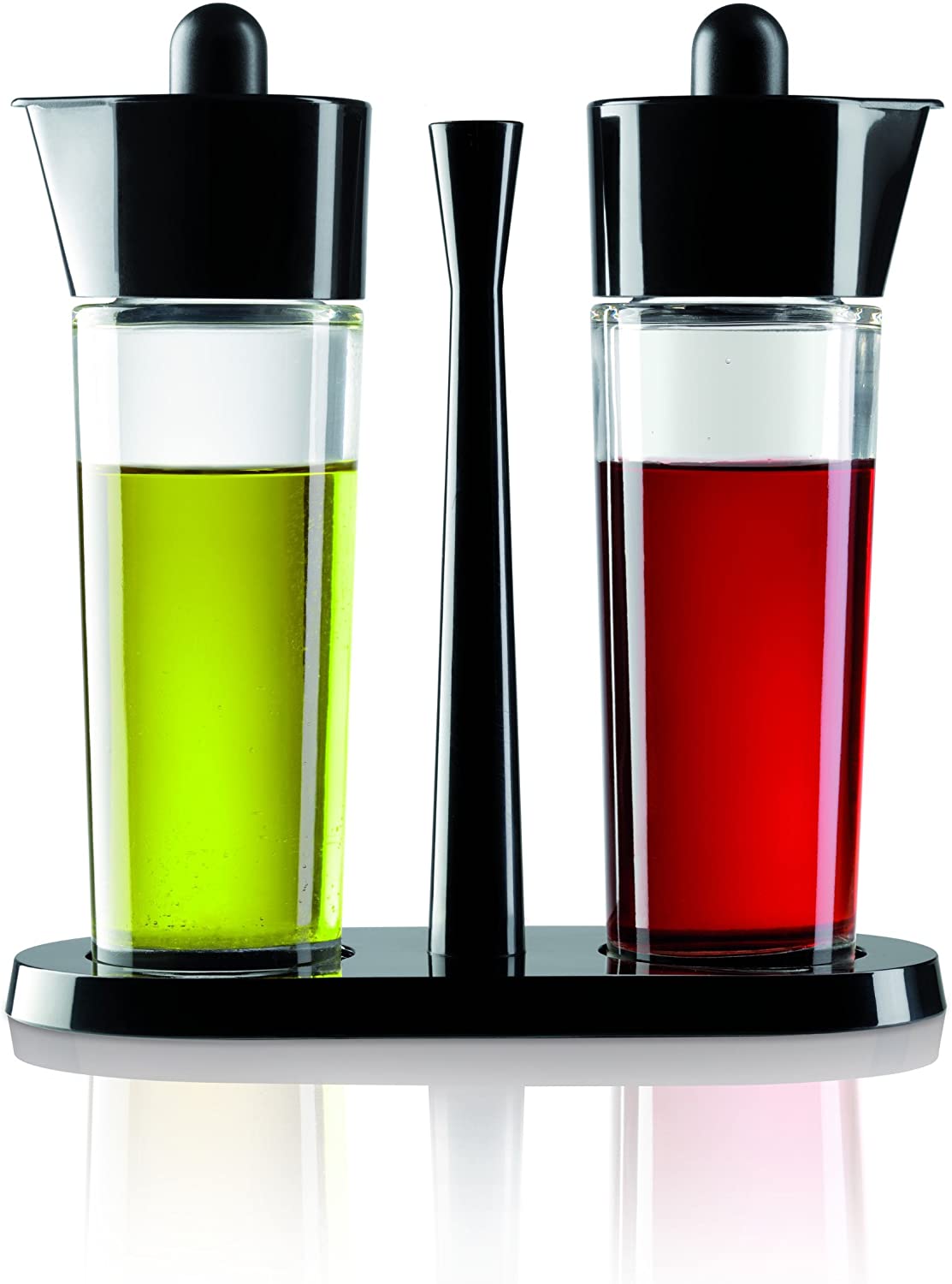 Kuhn Rikon Bistro Oil And Vinegar Set, Black