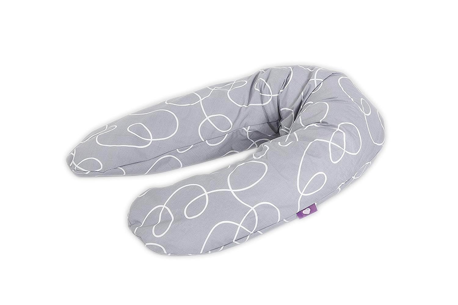 Traeumeland Träumeland Nursing Pillow Circle Design Grey