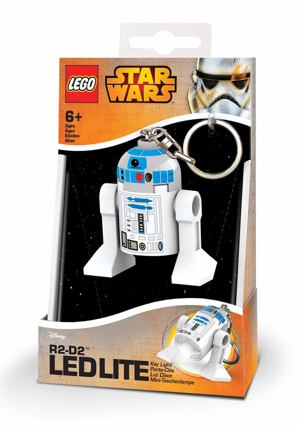 Lego GmbH Lego Star Wars Mini Torch, 7.6 Cm, R2-D2