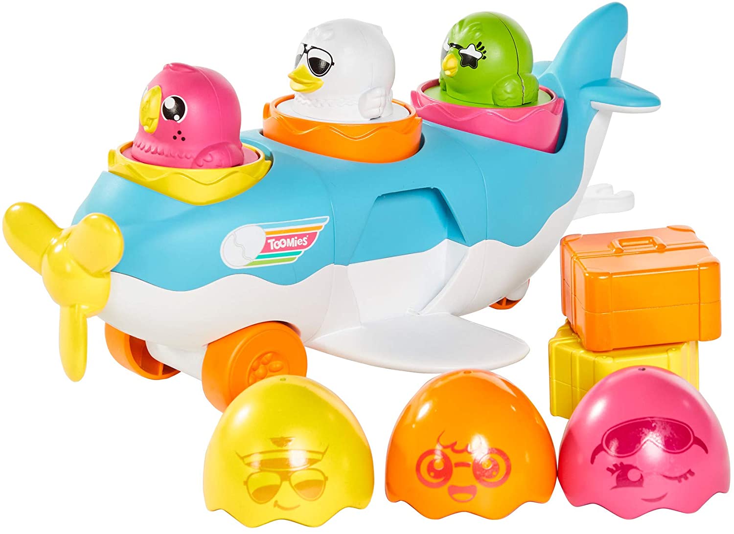 Tomy Toomies Hiding And Quiek My 2 In 1 Plane Sorting Set, Push And Easter 