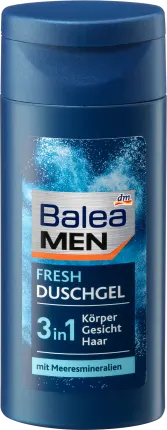 Balea MEN Fresh shower gel travel size, 50 ml