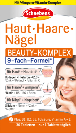Schaebens Skin hair nails beauty complex 30 st, 24 g