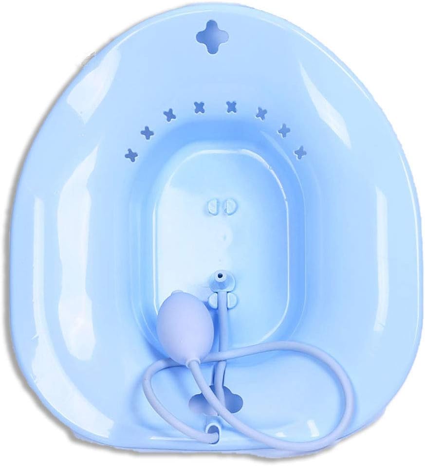 MissZM Store Sitz Baths Bathtub Basin Pregnant Women Postpartum Hemorrhoids - MissZM, Foldable, Hanging Storage, Large Capacity, Private Care Washing, Anti-Overflow Toilet Seat