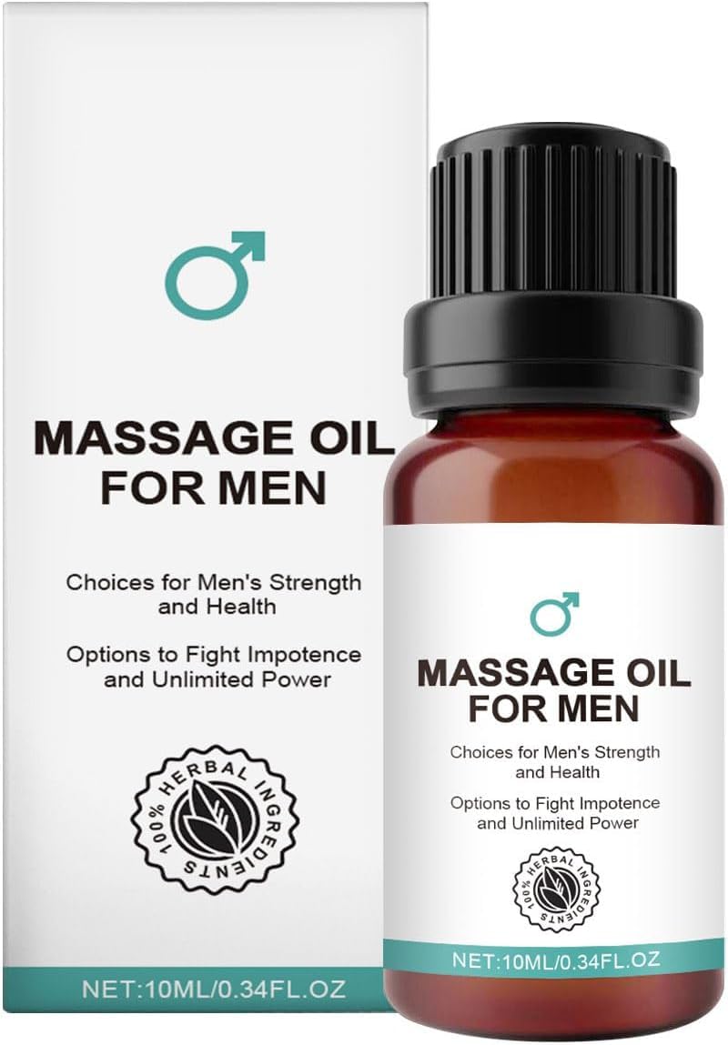 Generic Men Essence Oil, Nourishment Serum Oil, Deep Hydrating Serum Oil, Natural Ingredients Serum Oil Suitable for All Skin Types (Pack of 1)