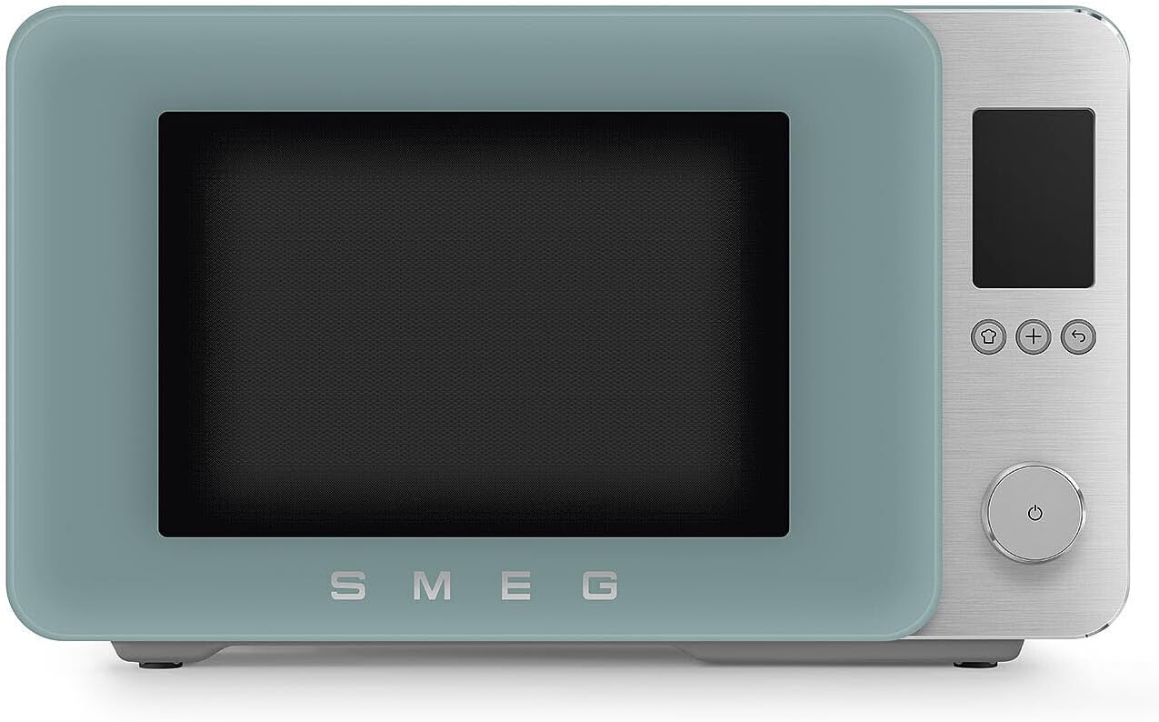 Smeg Store Smeg, Combination Microwave MOC02EGMEU 9 Functions and 3 Combinations 25 Automatic Programmes Inverter Technology Soft Close System Grill Accessories Included 2100W Emerald Green Matt