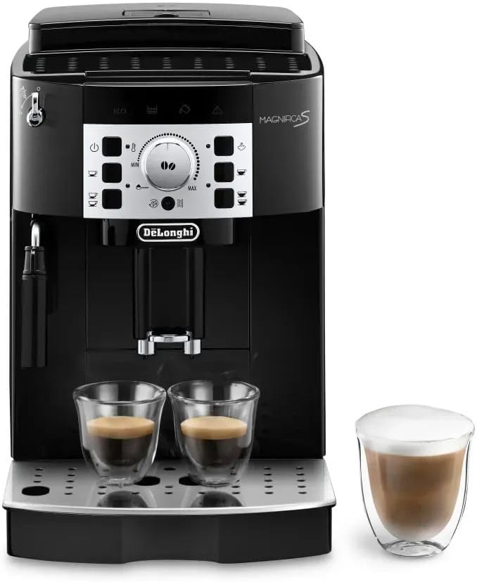 DeLonghi ECAM 22.140.B - coffee makers (freestanding, semi-auto, espresso machine, coffee beans, ground coffee, cappuccino, coffee, black)