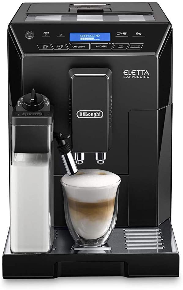 Delonghi ECAM 44.660.B Eletta Cappuccino Fully Automatic Coffee Machine High-Gloss Black