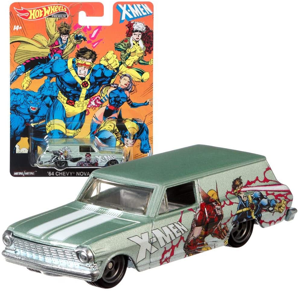 Hot Wheels Pop Culture X-Men Premium car set Cars Mattel DLB45, 0