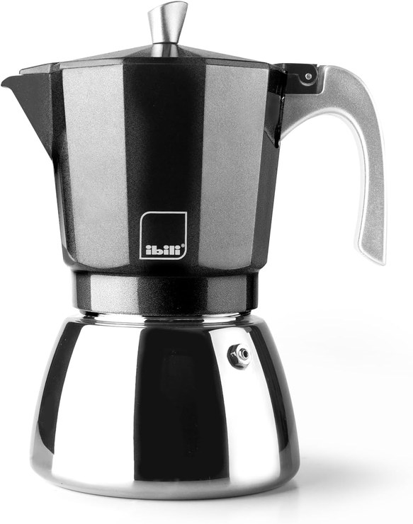 IBILI Elba Black 3 Cup Coffee Maker