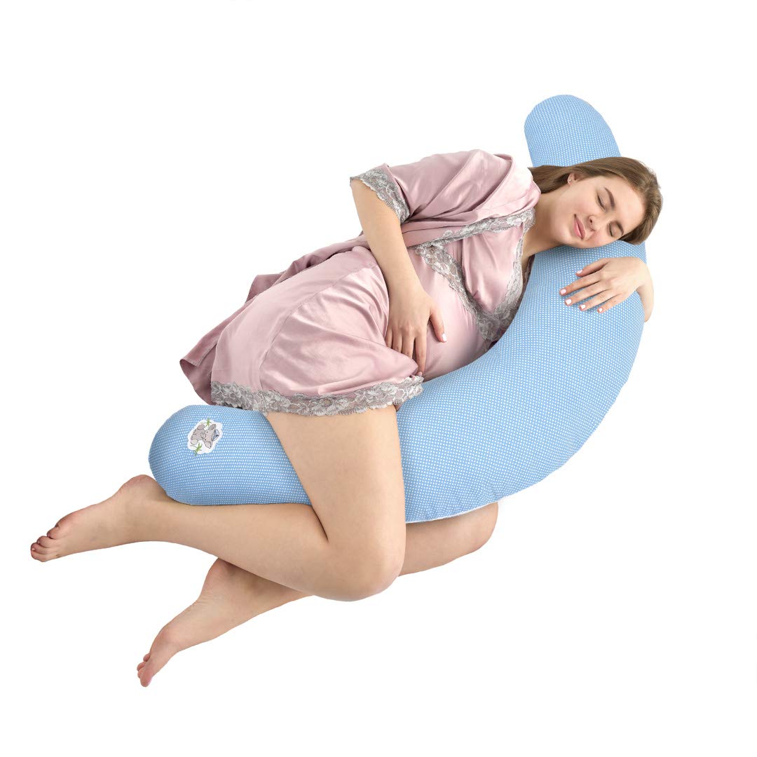 sei Design Quality Baby Nursing Cushion Maternity Pillow by Be Design 170 x 30 cm, Filling From 3-D fiber ball – Super Soft and Comfortable. Cover with High-Quality Embroidery.
