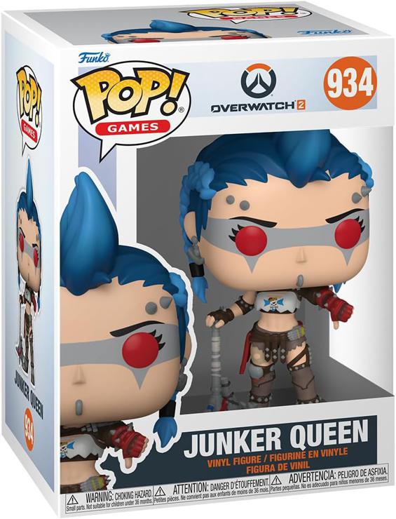 Funko POP! Games: Overwatch 2 - Junker Queen - Vinyl Collectible Figure - Gift Idea - Official Merchandise - Toys For Children and Adults - Video Games Fans - Model Figure For Collectors and Display