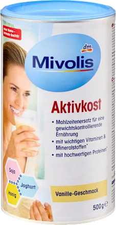 Mivolis Active Food Powder Vanilla, 500 g