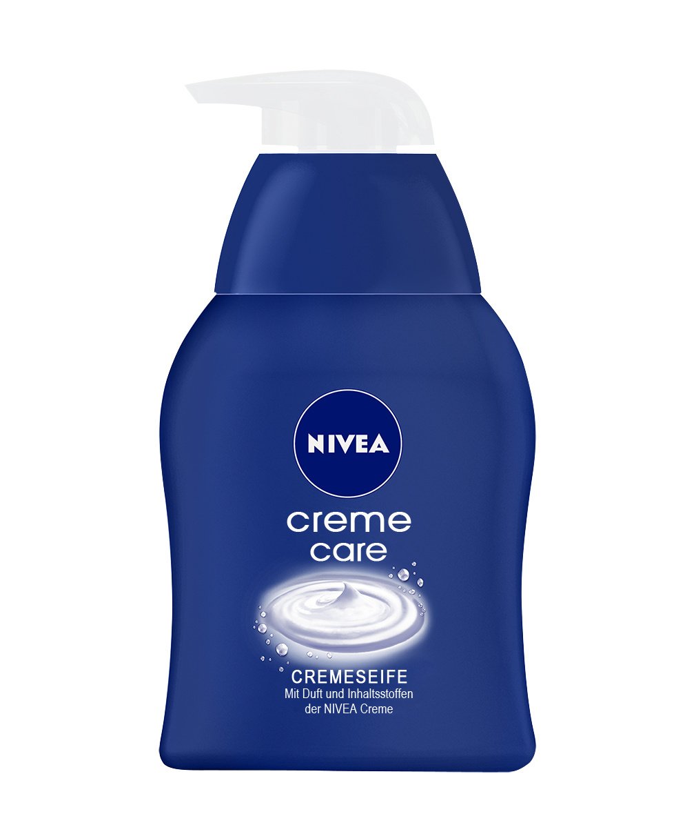 Nivea Creme Care Cream Soap (1 x 250 ml), Hand Soap with Nivea Cream Fragrance and Ingredients, Soap for Protection and Hygienically Clean Hands