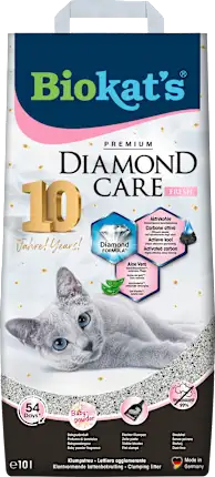 Diamond Care Fresh cat litter, 10 l