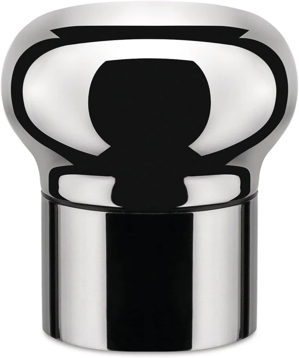 Alessi\" NOE Wine & Champagne Bottle Stopper, 18-10 Steel Silver