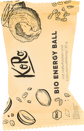 KoRo Energy Ball with oatmeal & Peanut butter filling, 30 g