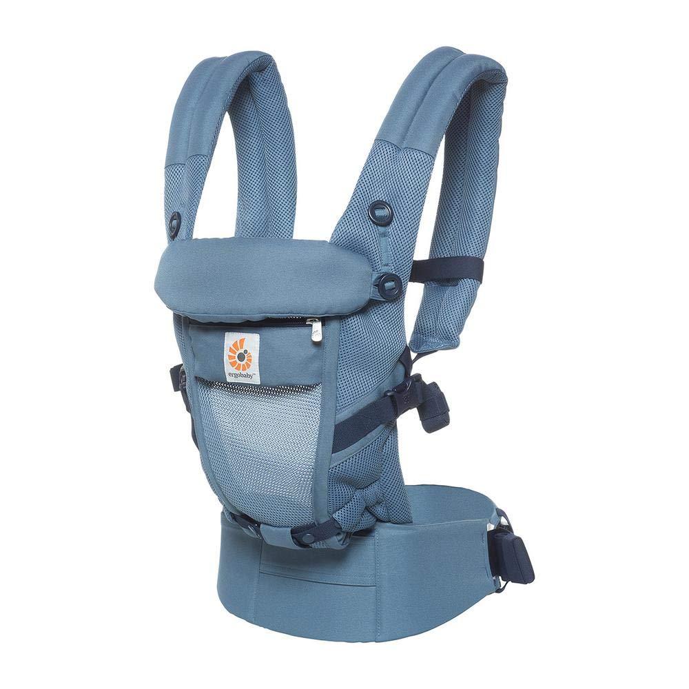 Ergobaby Adapt Cool Air Mesh Baby Carrier for Newborns, Carrycot Child Carrier Blue (Oxford blue)
