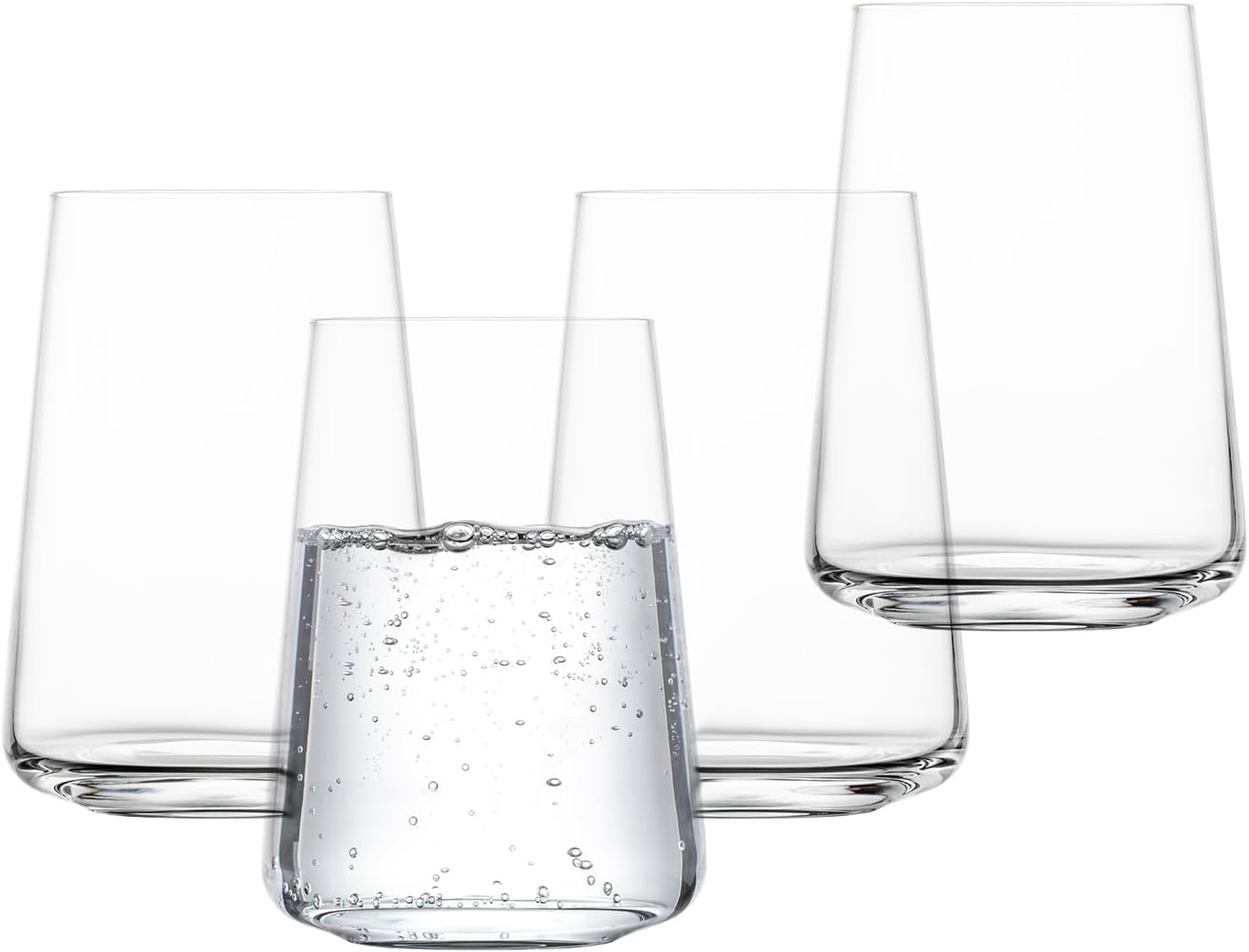 SCHOTT ZWIESEL MioVino All-Round Cups (Set of 4), Modern Water Glasses, Dishwasher Safe Tritan Crystal Glasses, Made in Germany (Item No. 124053)