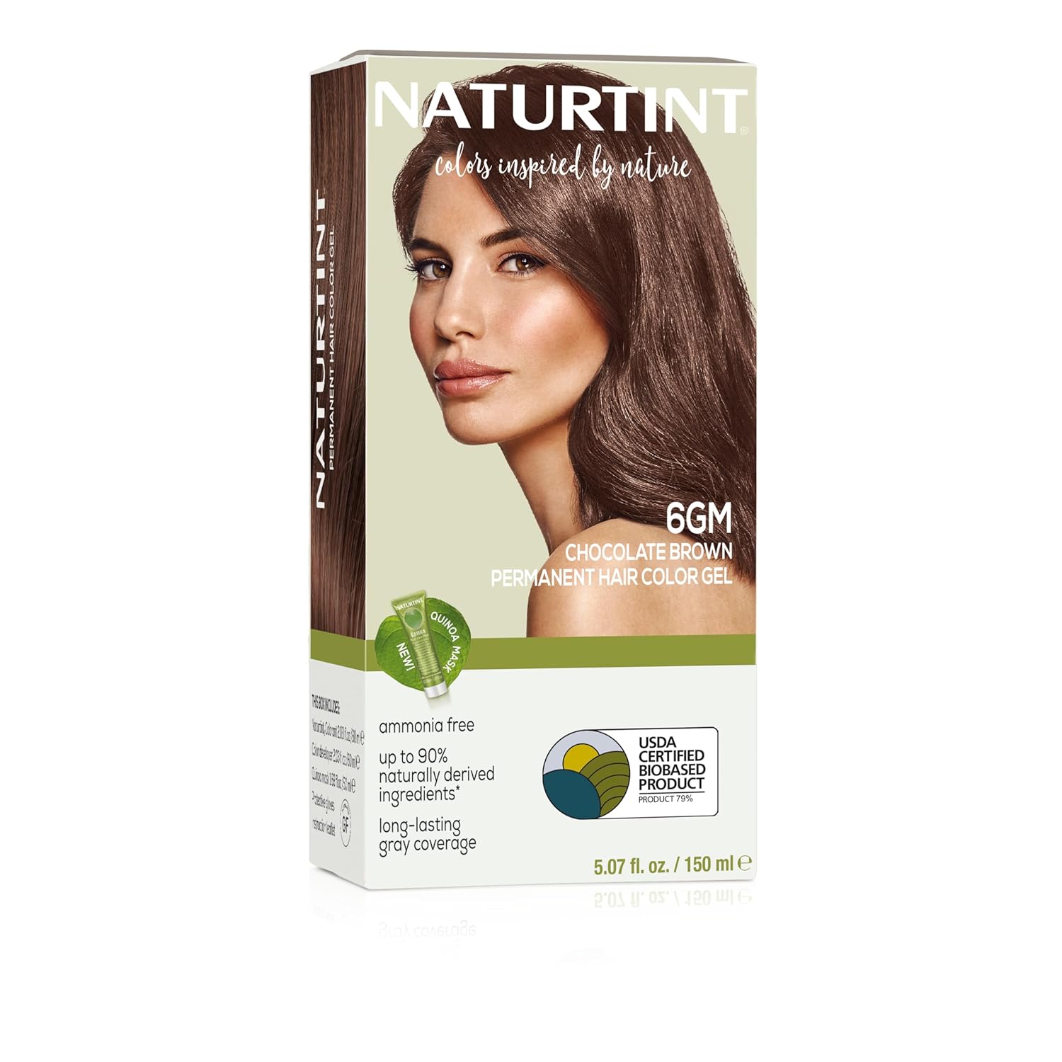 Naturtint Permanent Hair Color, 6.7 Dark Chocolate Blonde 165 ml