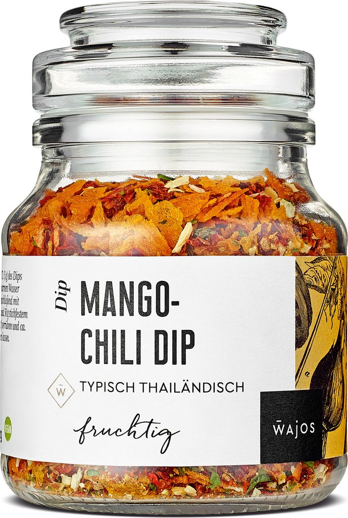 Wajos Genussmanufaktur WAJOS - Mango Chili Dip - typically Thai (seasoning mix 70g)